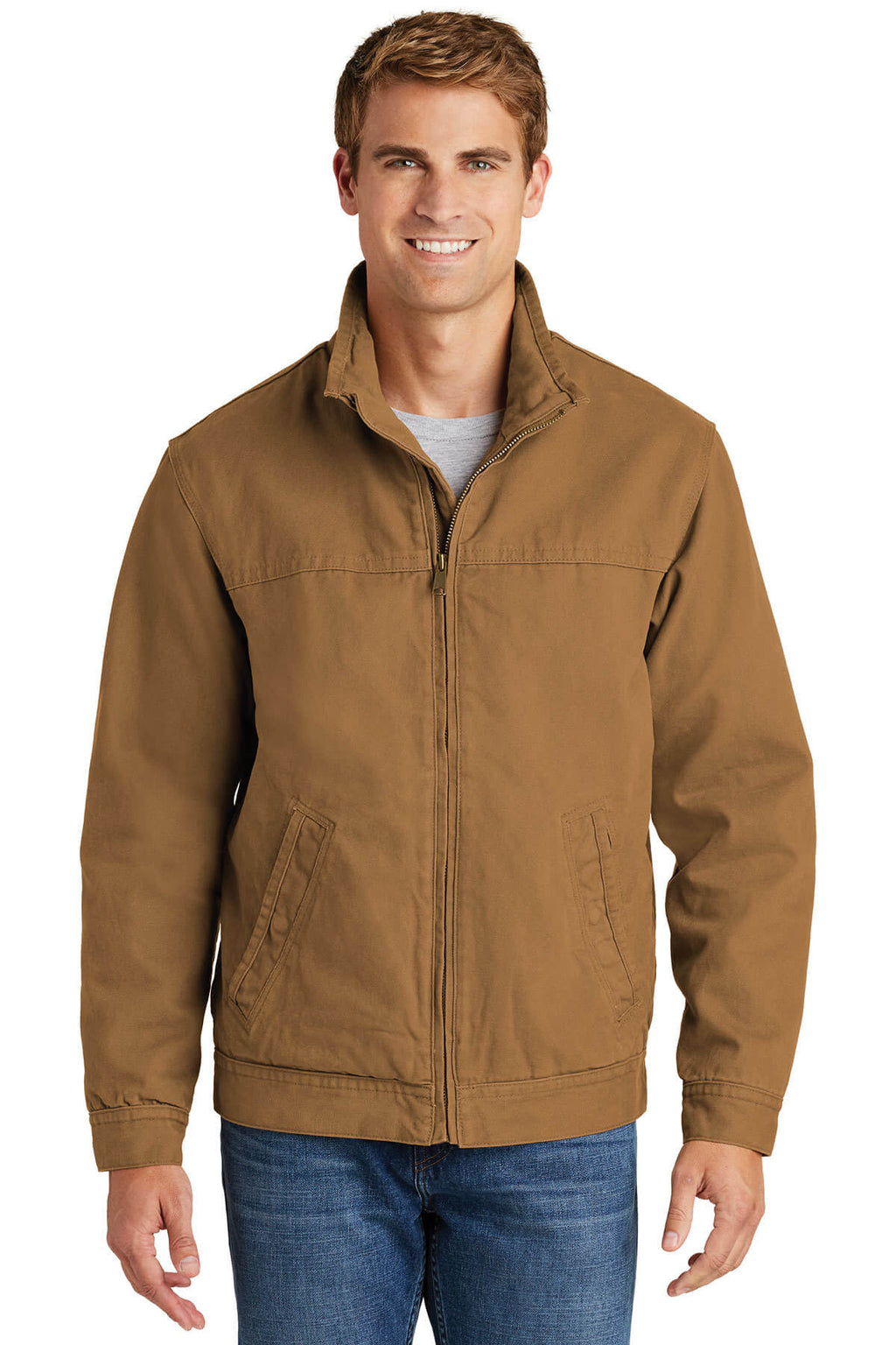 Cornerstone Washed Duck Cloth Flannel-Lined Work Jacket-1