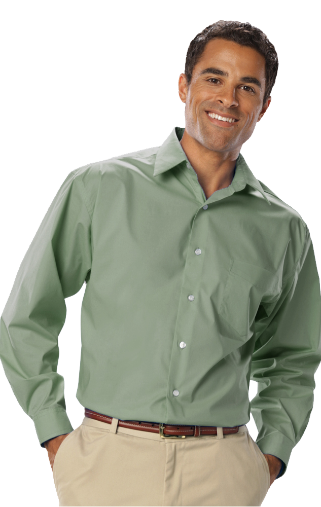 Blue Generation Stretch Poplin Shirt Closeout
