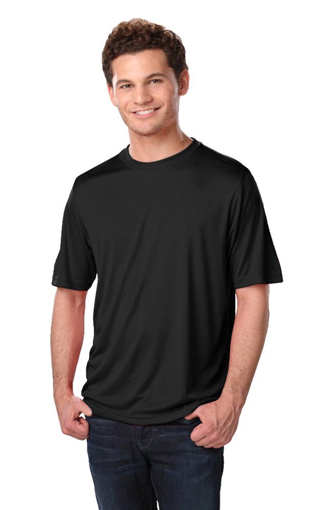 Blue Generation Men's Moisture Wicking Crew Neck Tee