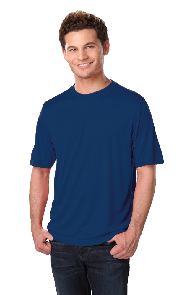 Blue Generation Men's Moisture Wicking Crew Neck Tee-6