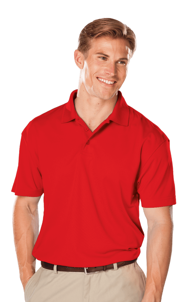 Blue Generation Men's Value Moisture Wicking Polo