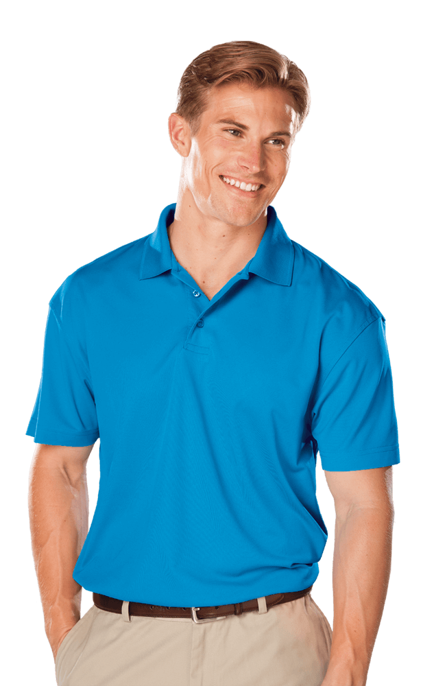 Blue Generation Men's Value Moisture Wicking Polo-1