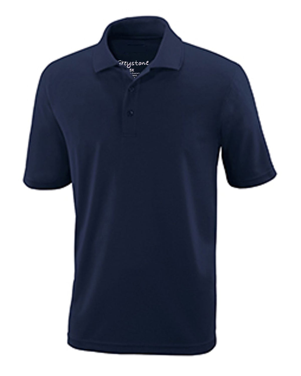 GREYSTONE 60/40 Big Tall Man PIQUE POLO SHIRT navy