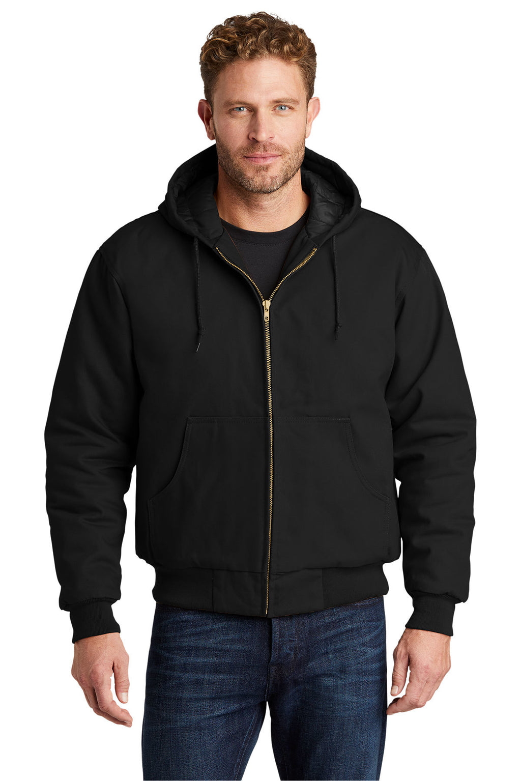 Cornerstone Duck Cloth Hooded Work Jacket-2