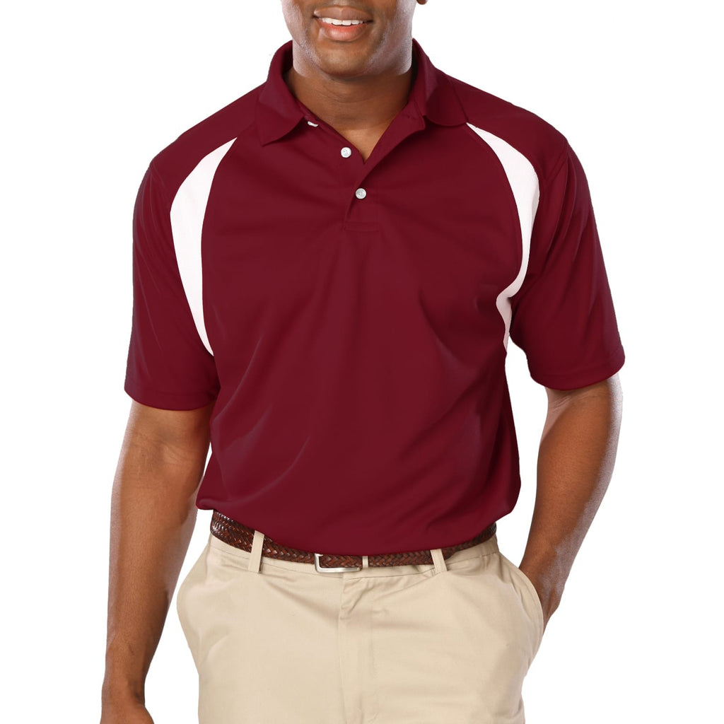 Blue Generation Men's Raglan Wicking Polo-6