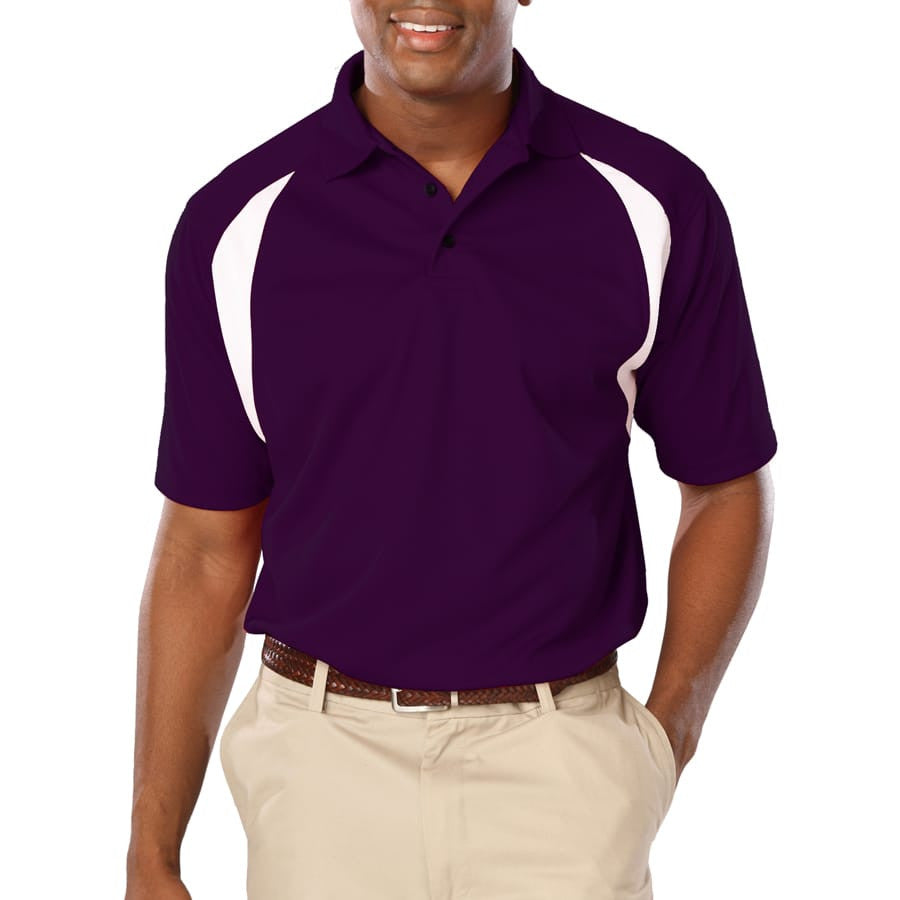 Blue Generation Men's Raglan Wicking Polo-4