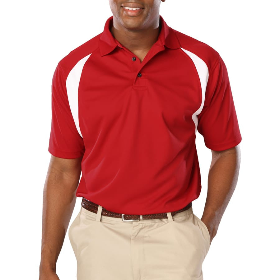 Blue Generation Men's Raglan Wicking Polo-8
