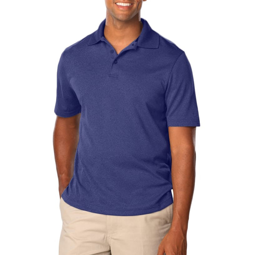 Blue Generation Men's Heather Polo-4