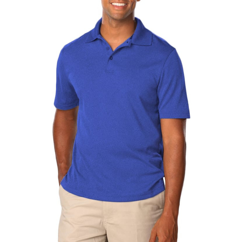 Blue Generation Men's Heather Polo-1