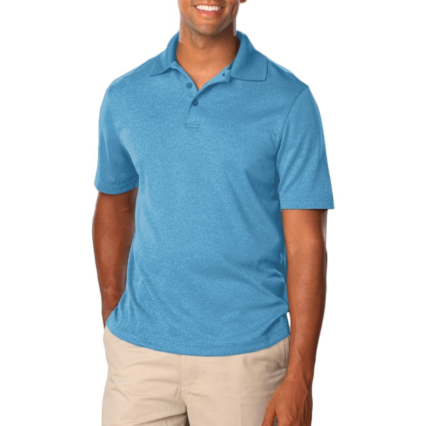 Blue Generation Men's Heather Polo-2