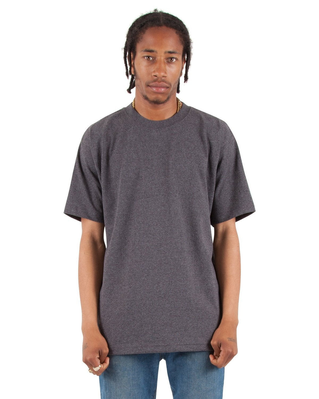 Max Heavyweight Short Sleeve Big And Tall Tee Shirt-15