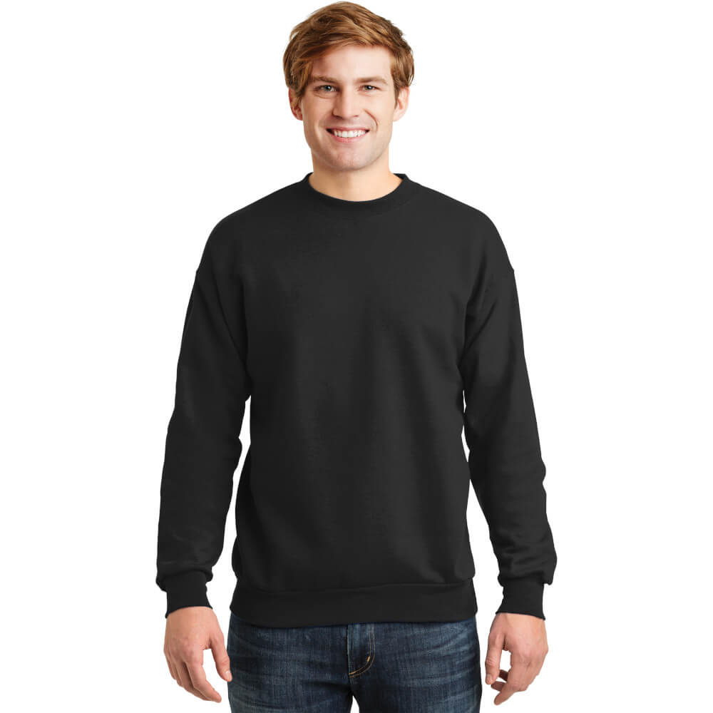 Hanes EcoSmart Crewneck Sweatshirt black