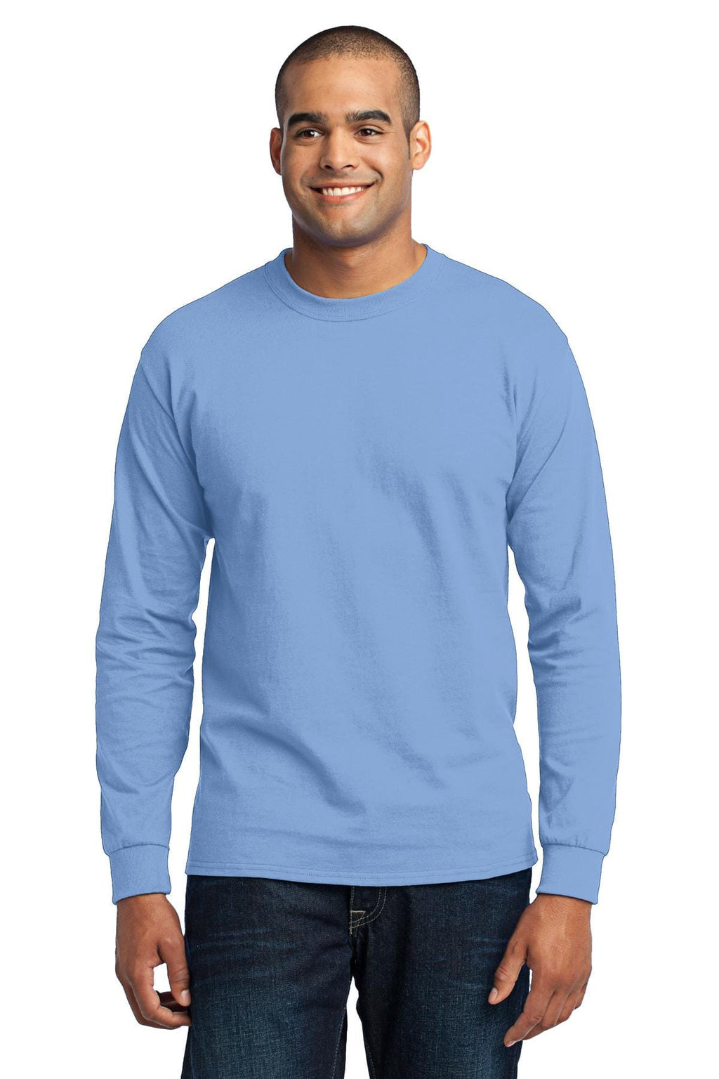 Port & Company 50/50 Poly/Cotton Tall Long Sleeve Tee-5