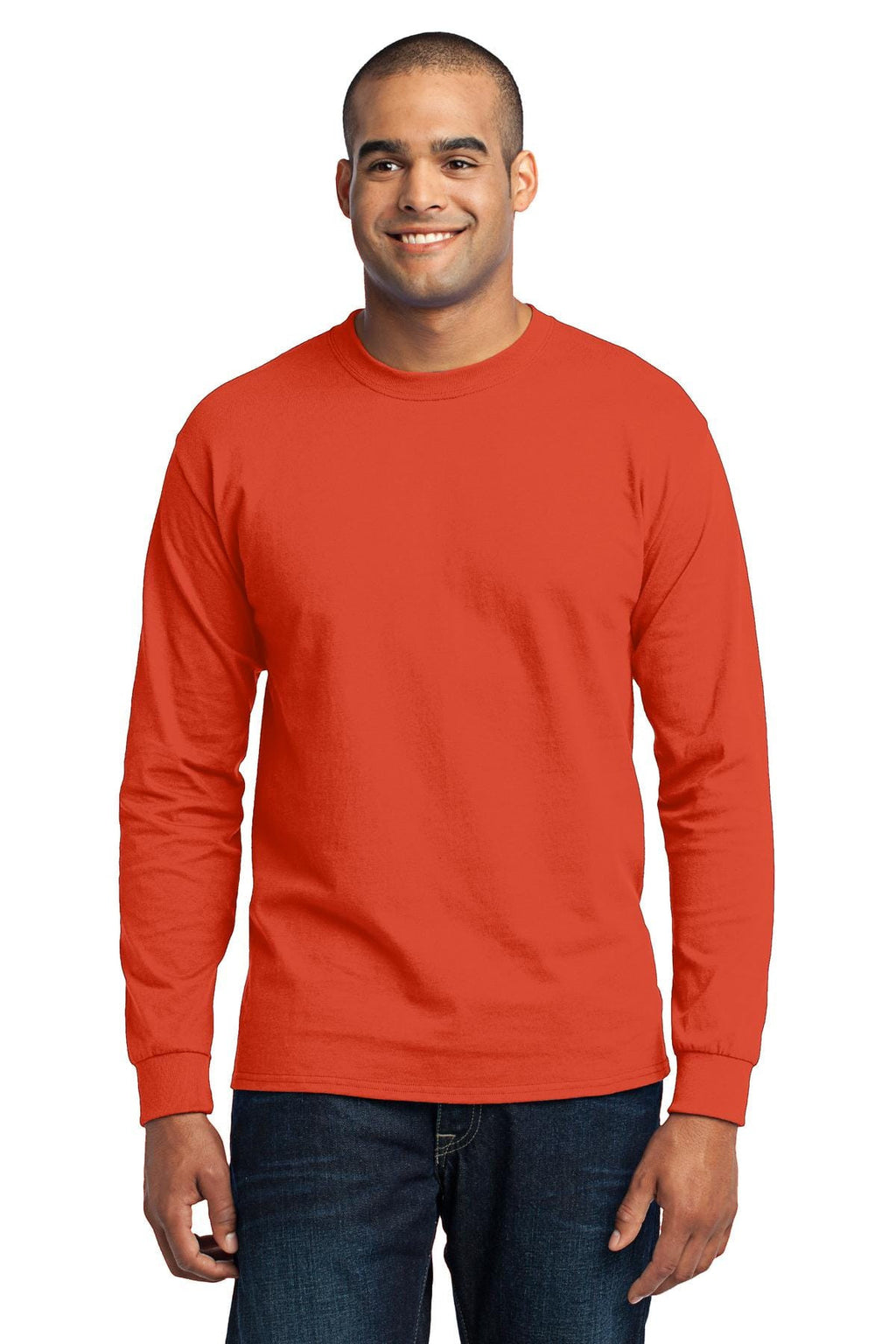 Port & Company 50/50 Poly/Cotton Tall Long Sleeve Tee-9