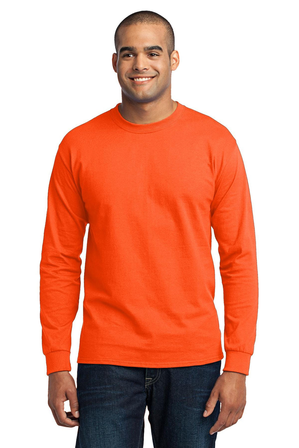 Port & Company 50/50 Poly/Cotton Tall Long Sleeve Tee-4