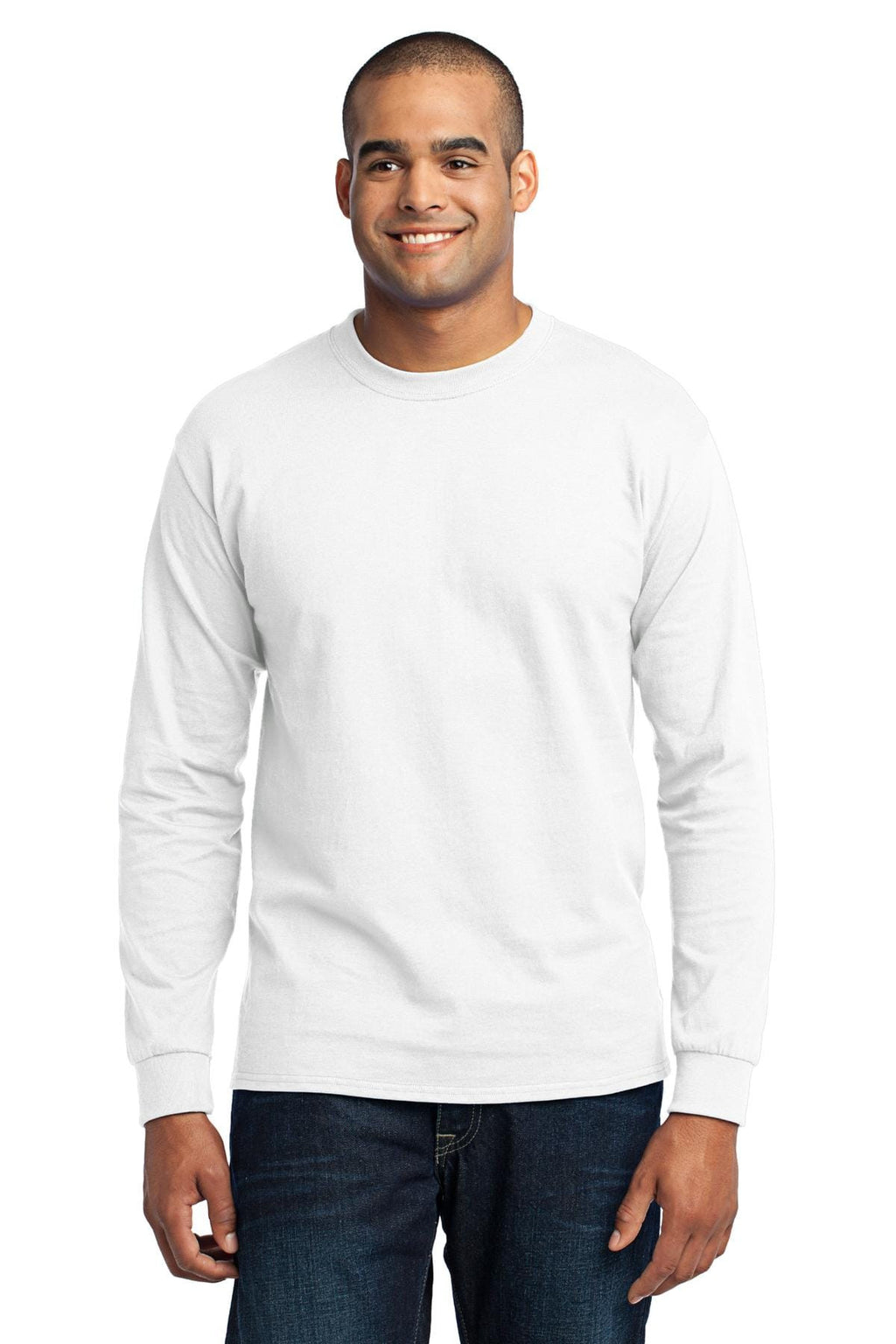 Port & Company 50/50 Poly/Cotton Long Sleeve Tee-1