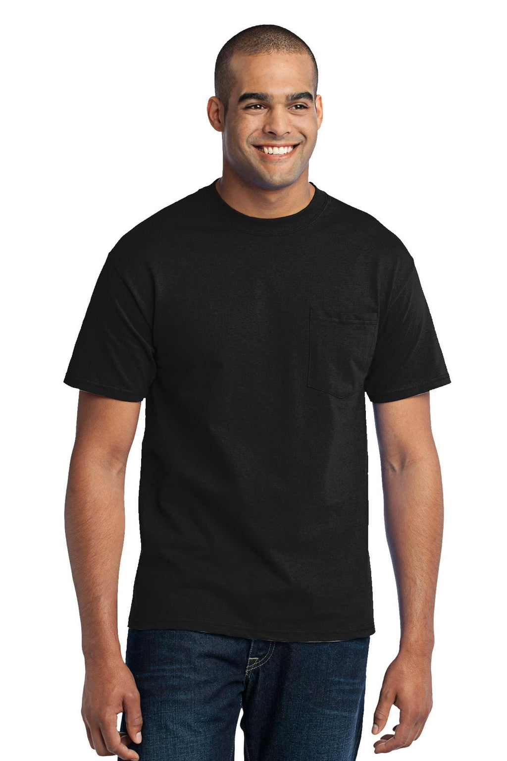 Port & Company 50/50 Poly/Cotton Pocket Tee-6