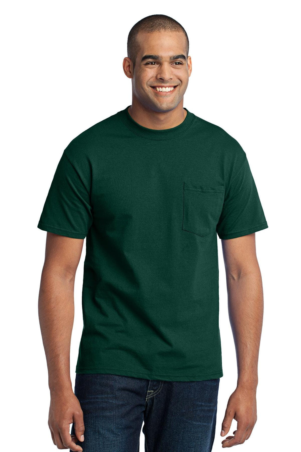 Port & Company 50/50 Poly/Cotton Pocket Tee-9