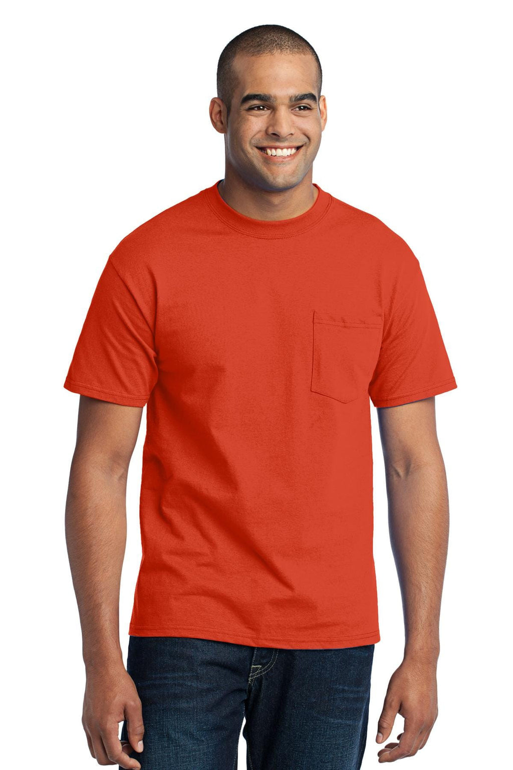 Port & Company 50/50 Poly/Cotton Pocket Tee-13