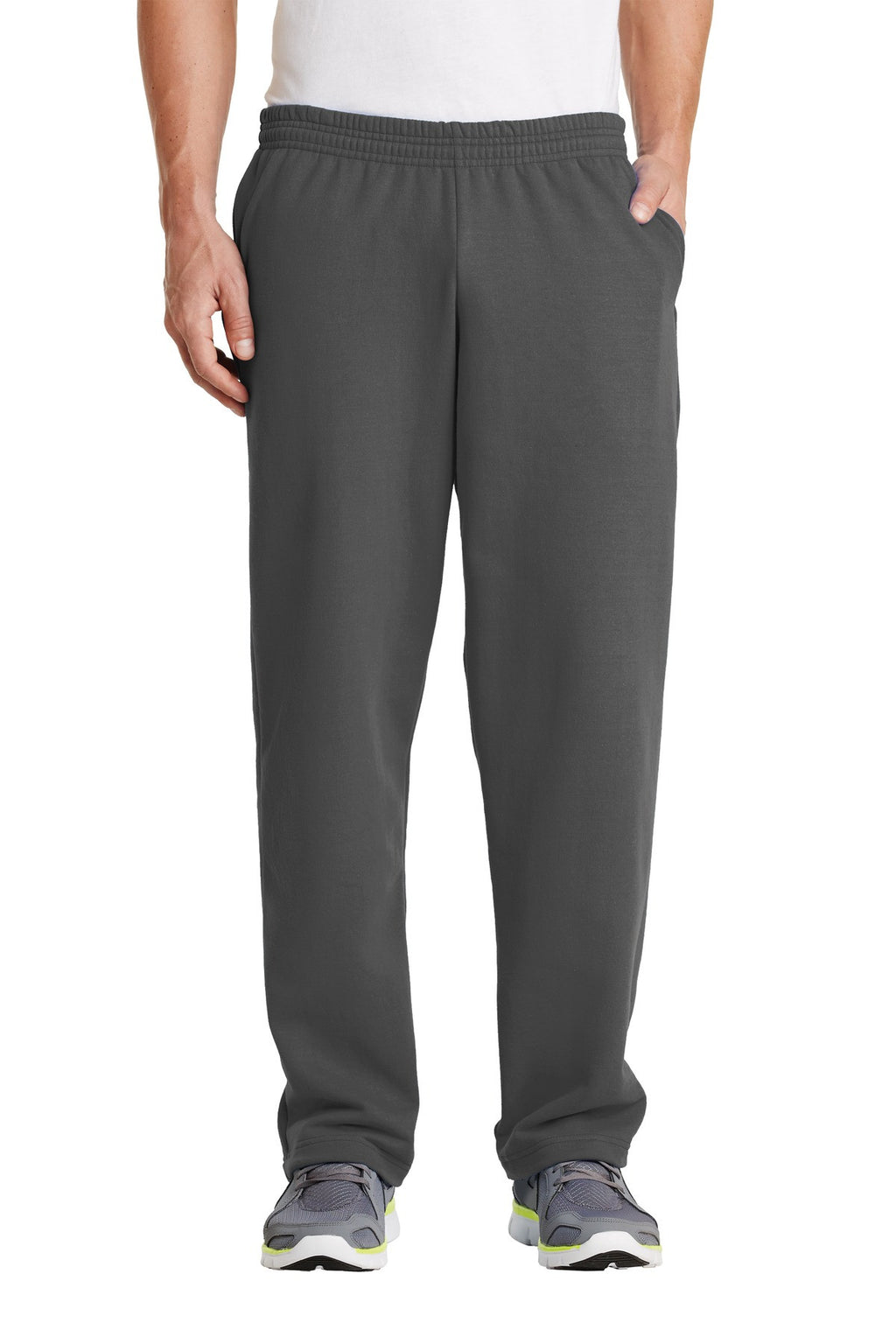 Port & Company Classic Open Bottom Sweatpant With Pockets-6