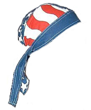 USA FLAG Danbanna Style One Piece Dew Rag Bandanna