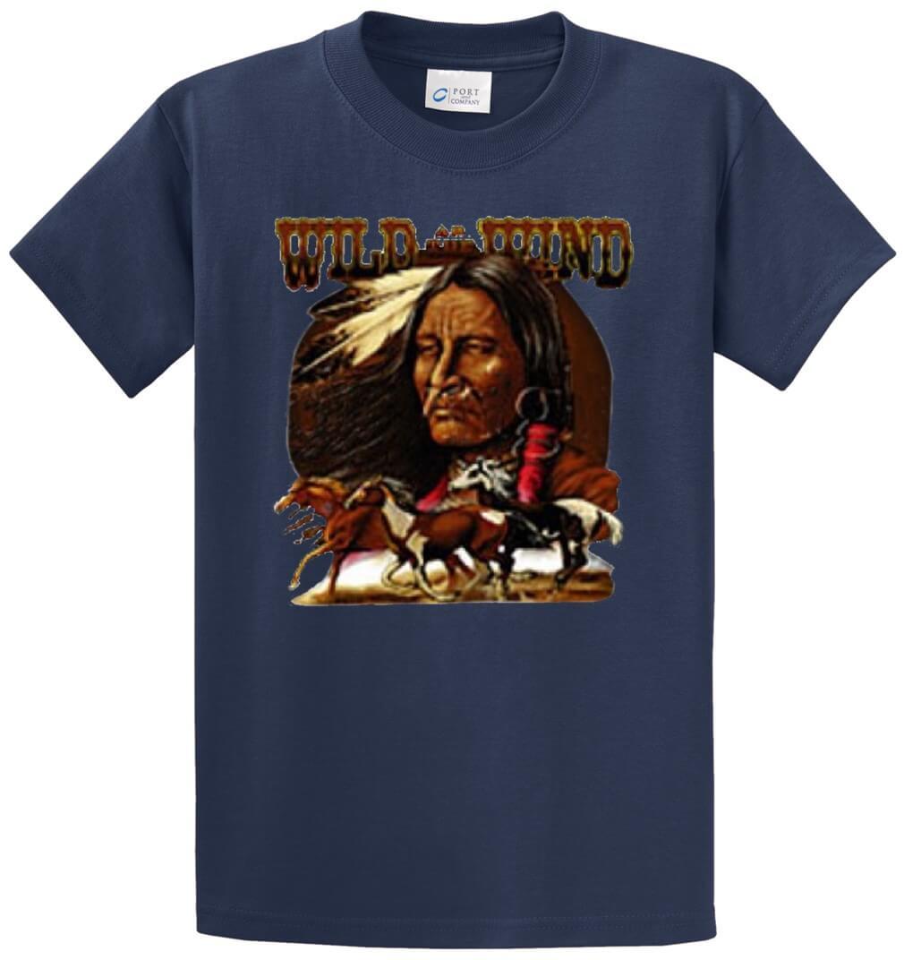 Wild As The Wind Printed Tee Shirt-1