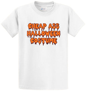 Cheap Ass Halloween Costume Printed Tee Shirt
