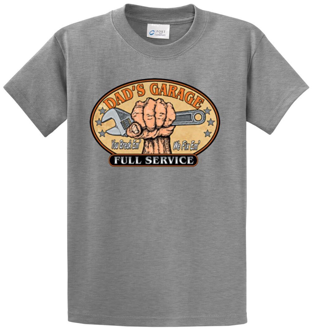 Dads Garage Printed Tee Shirt-1