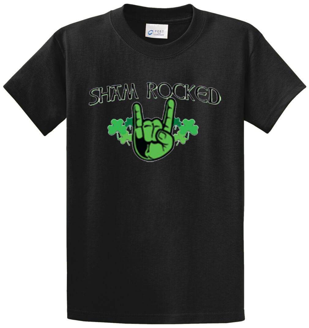 Sham Rocked Printed Tee Shirt-1