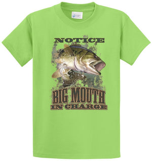 Big Mouth In Charge Printed Tee Shirt