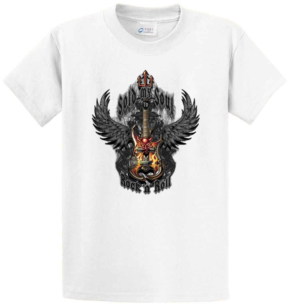 Sold My Soul Printed Tee Shirt-1