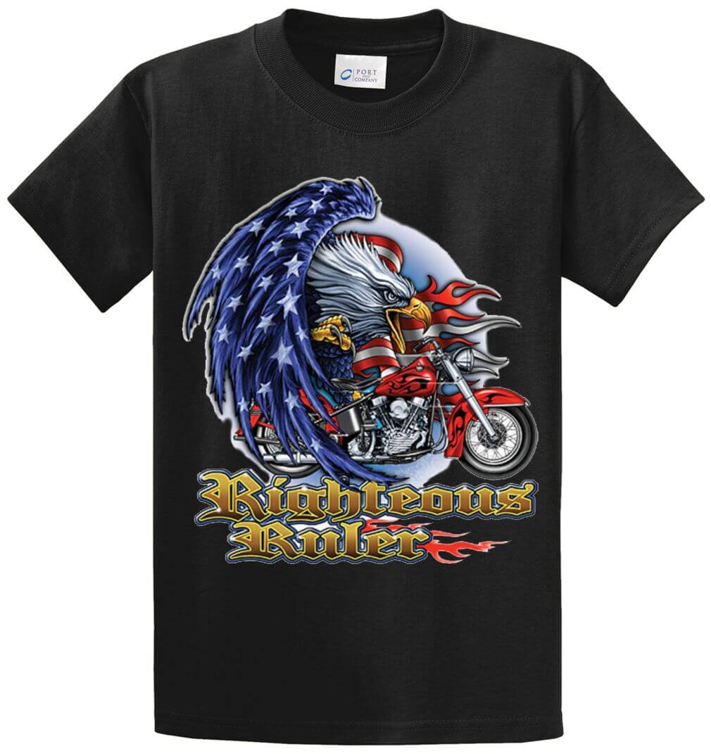 Righteous Ruler Printed Tee Shirt-1
