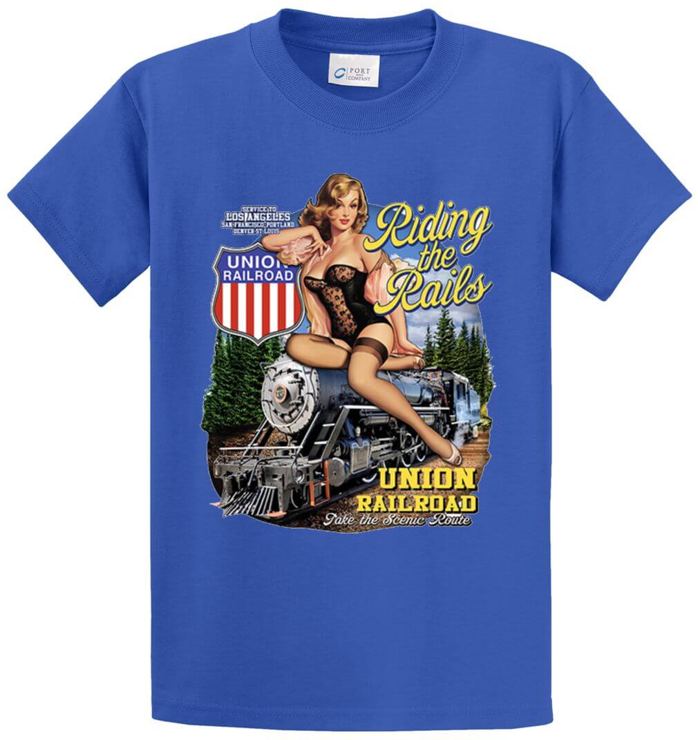 Union Pinup Printed Tee Shirt-1