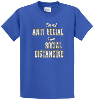 Not Anti-Social Printed Tee Shirt