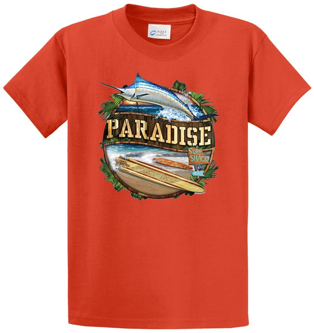 Surf Marlin Printed Tee Shirt-1