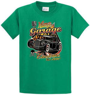 Vintage Garage Customs Printed Tee Shirt