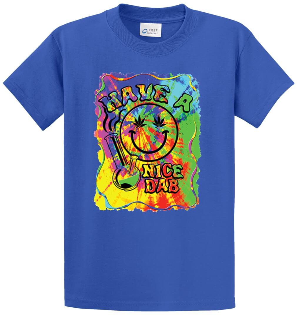 Have A Nice Dab Printed Tee Shirt-1