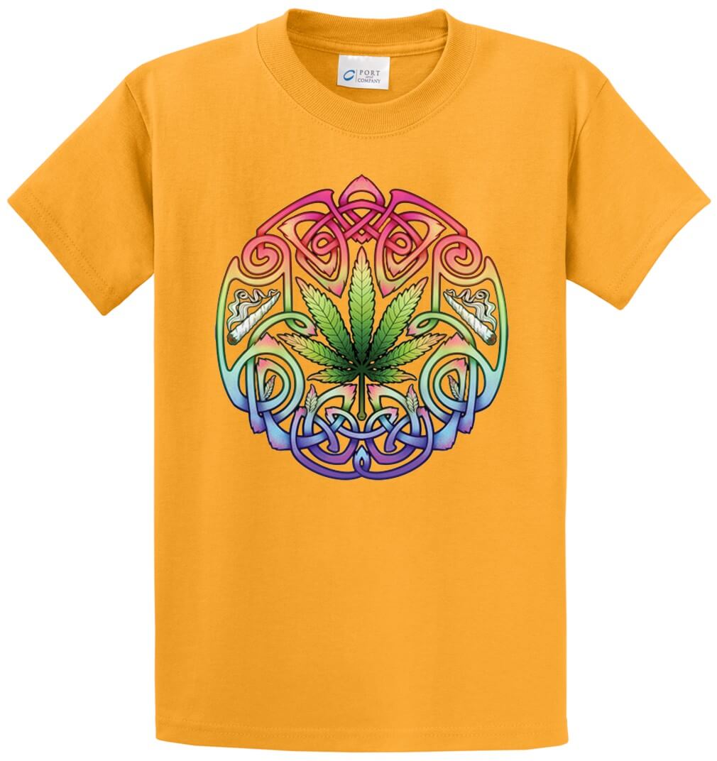 Celtic Smokes Printed Tee Shirt-1