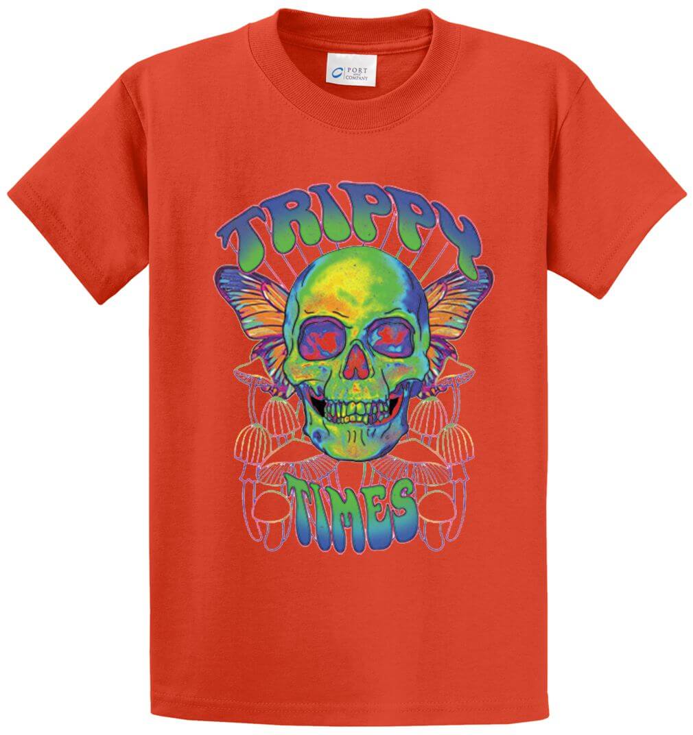 Trippy Times Printed Tee Shirt-1