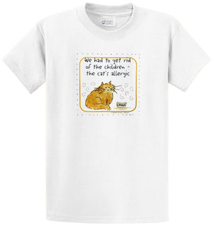 The Cat'S Allergic Printed Tee Shirt