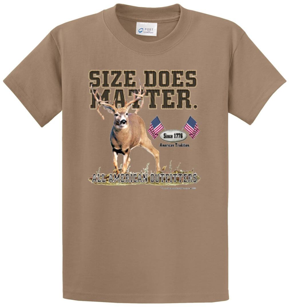 All American Outfitters Size Does Matter Printed Tee Shirt-1
