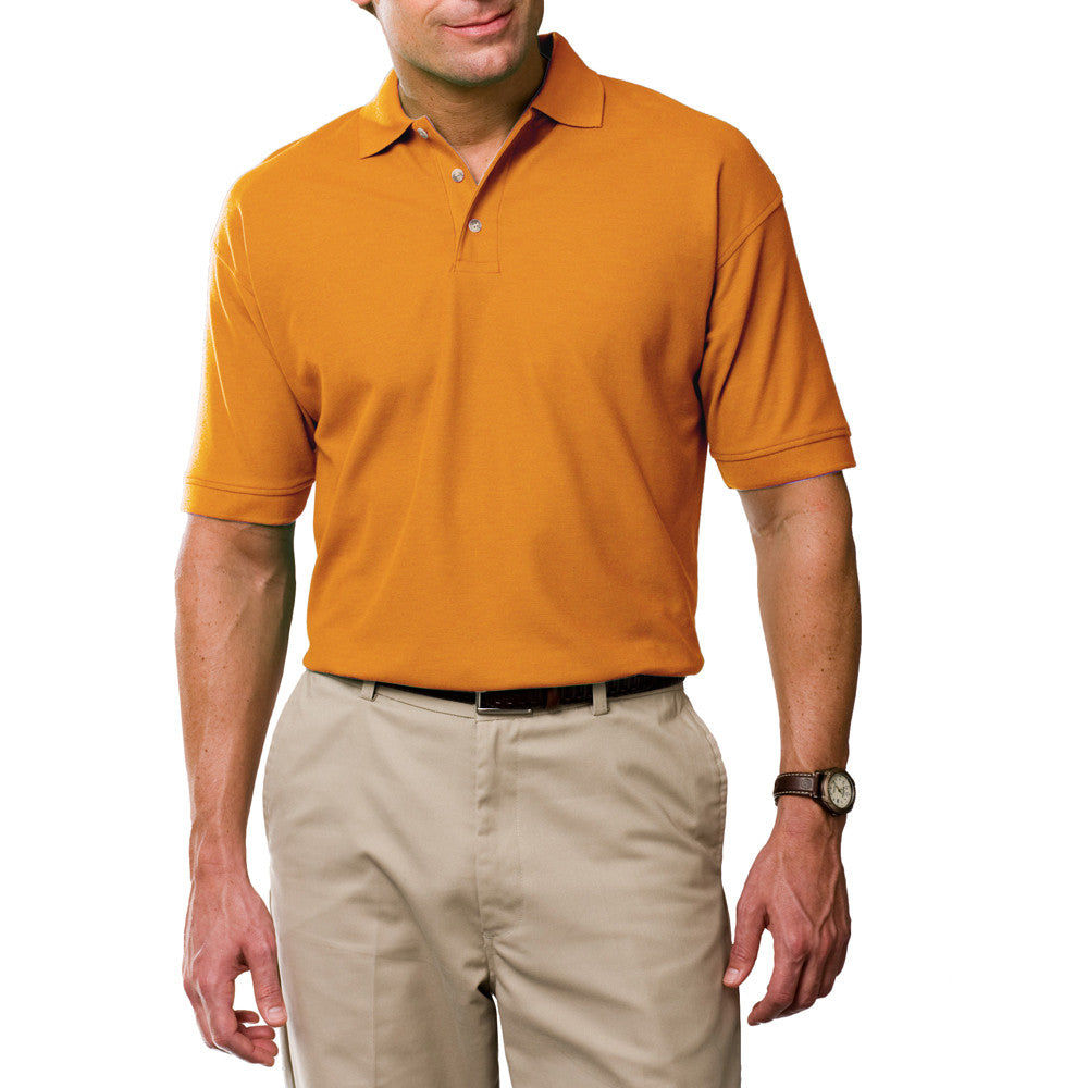 Blue Generation Men's Egyptian Cotton Pique Polo Shirt-1