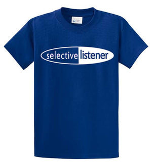 Selective Listener Printed Tee Shirt