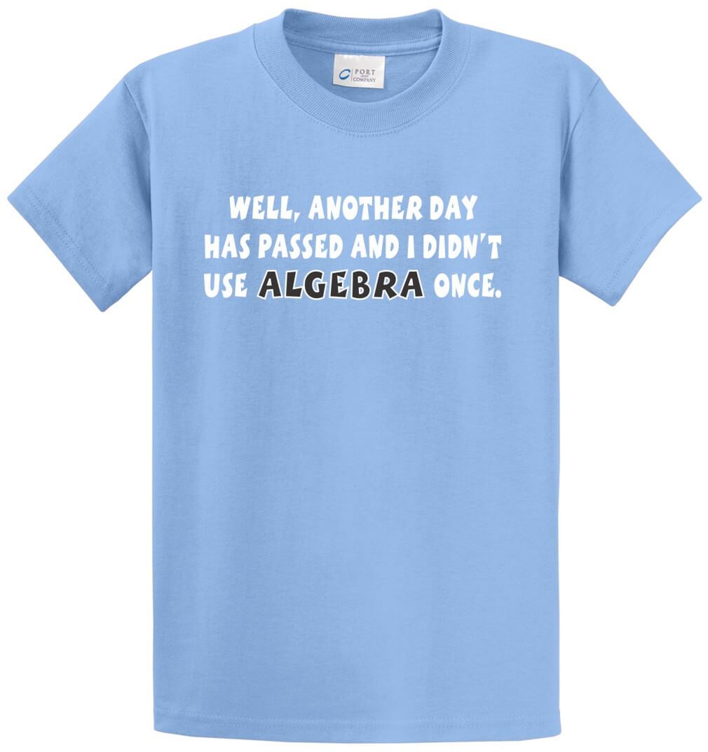 Algebra Printed Tee Shirt-1
