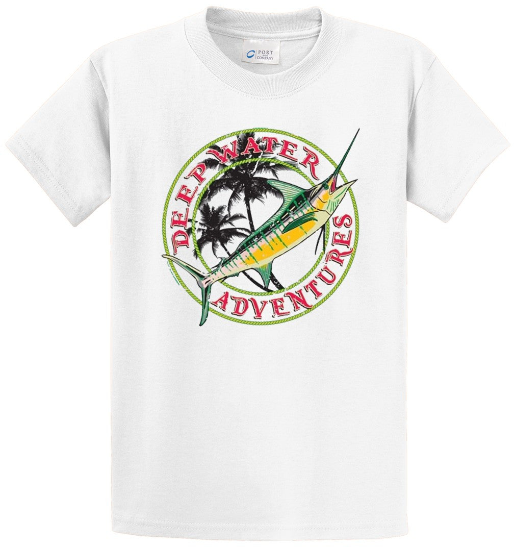 Deep Water Adventures Printed Tee Shirt-1