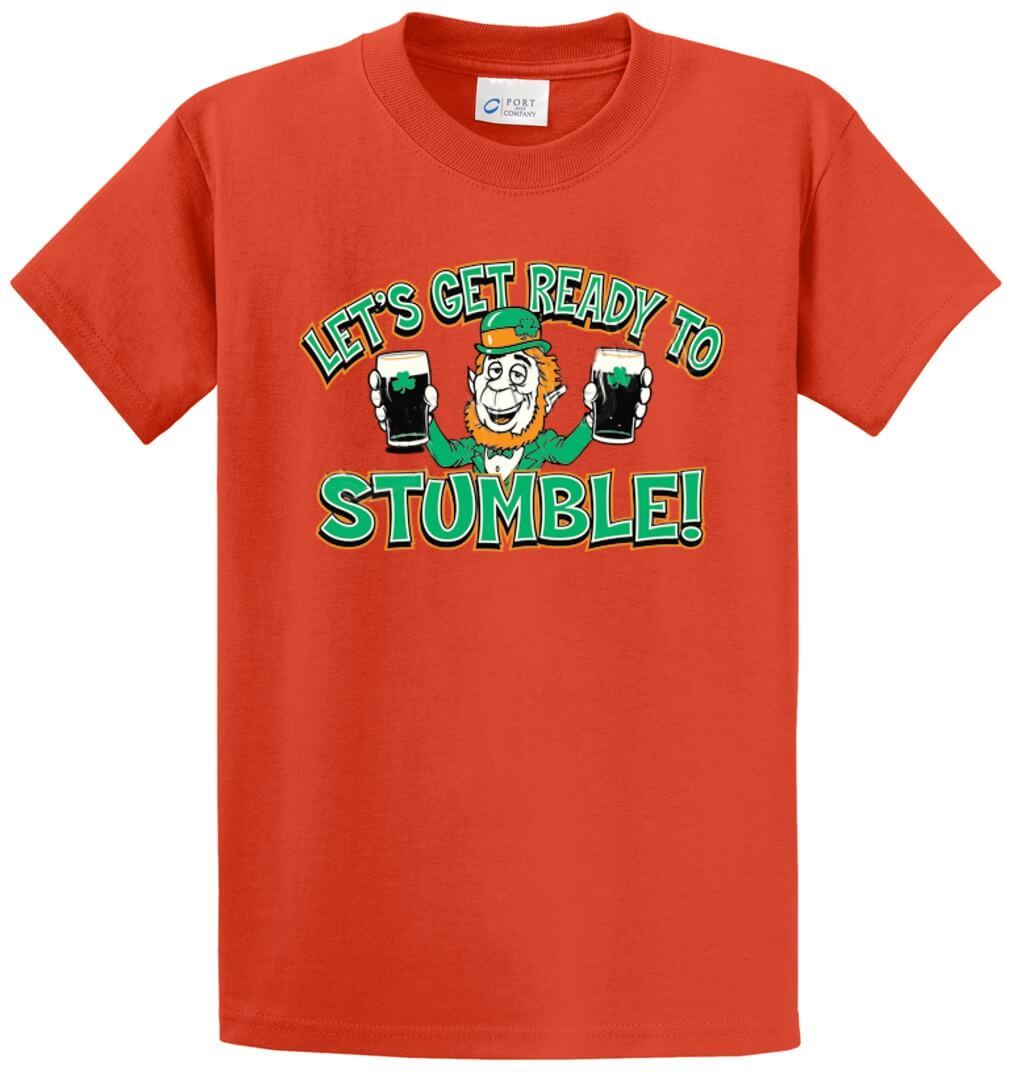 Lets Get Ready To Stumble Printed Tee Shirt-1