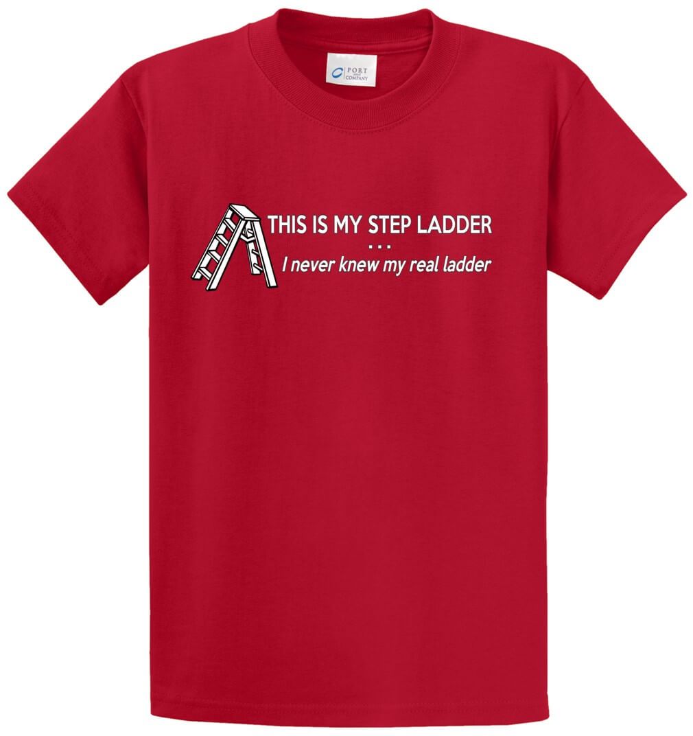 My Stepladder Printed Tee Shirt-1