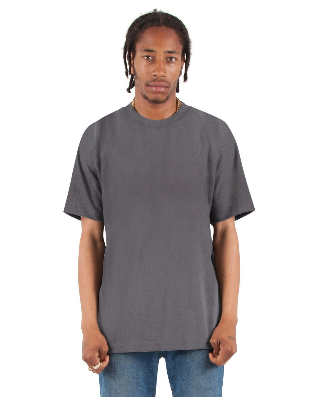 Max Heavyweight Short Sleeve Big And Tall Tee Shirt-13