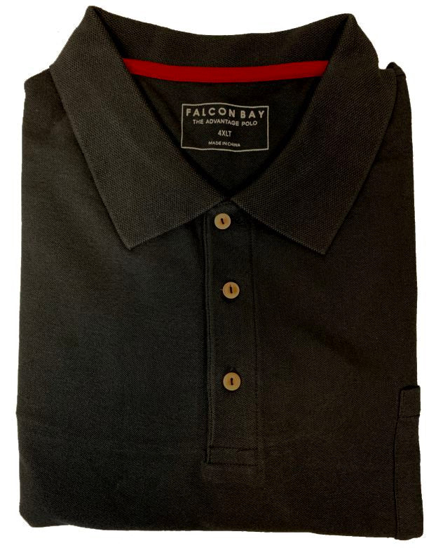 Falcon Bay Poly/cotton Pique Polo With Pocket-2