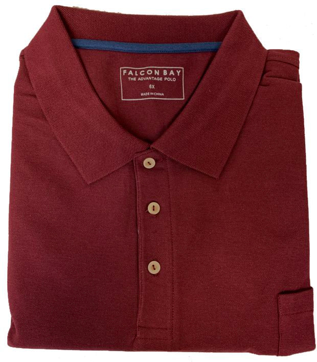 Falcon Bay Poly/cotton Pique Polo With Pocket-6